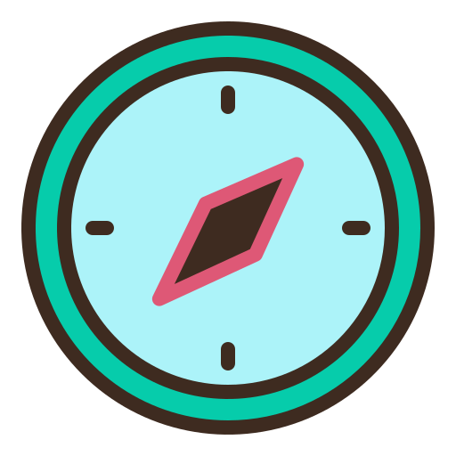 Compass Generic Outline Color icon