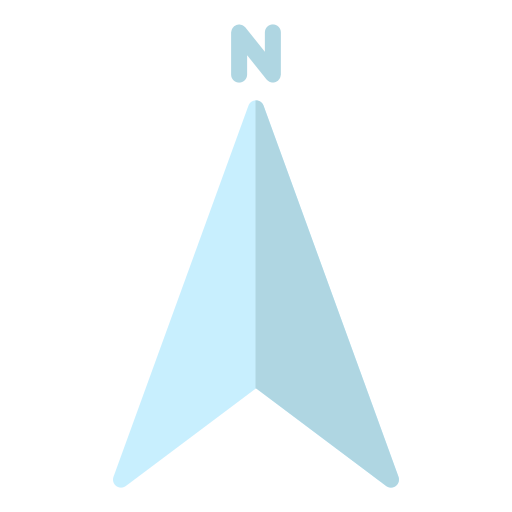 brújula Generic Flat icono