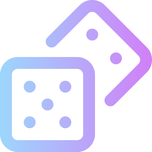 dados Super Basic Rounded Gradient icono