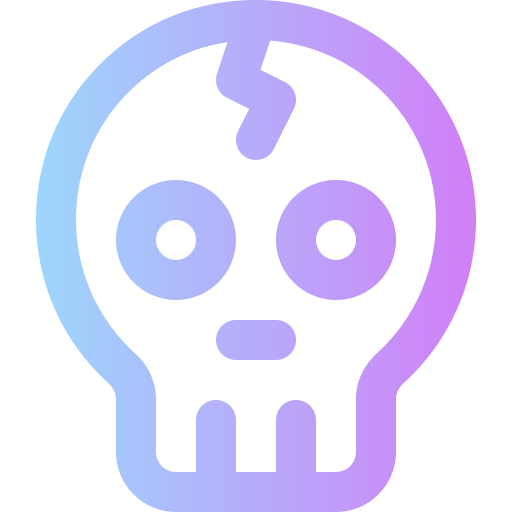 두개골 Super Basic Rounded Gradient icon