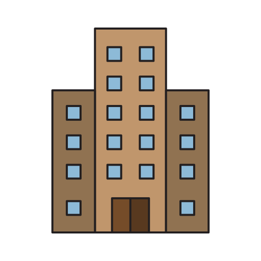 budynek Generic Outline Color ikona