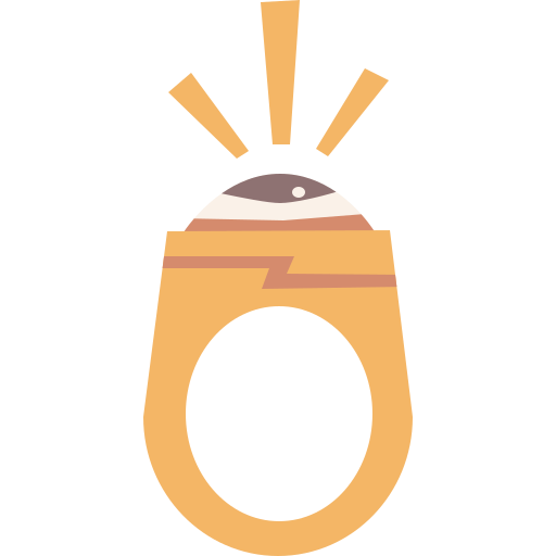 anillo Cartoon Flat icono