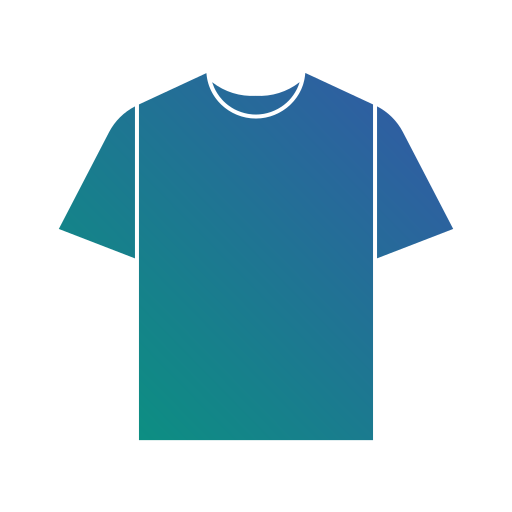 camiseta Generic Flat Gradient Ícone