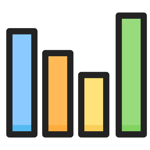 grafico Generic Outline Color icono