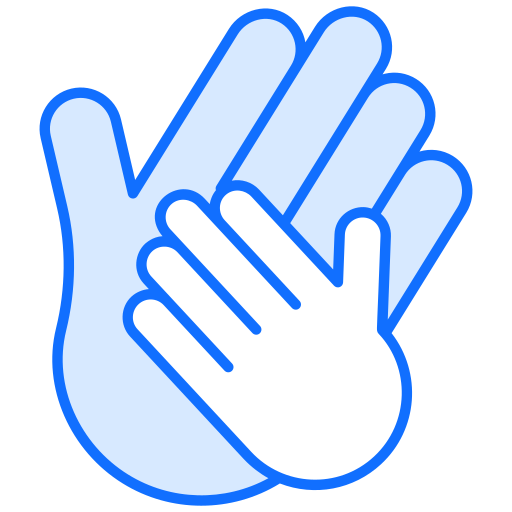 helpende hand Generic Blue icoon