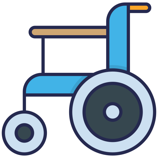 discapacitado Generic Outline Color icono