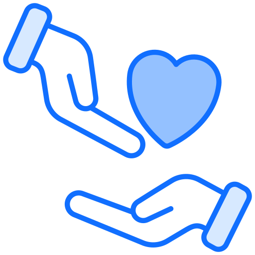 vriendelijkheid Generic Blue icoon
