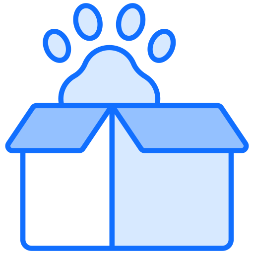 동물 관리 Generic Blue icon