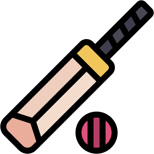 cricket bat Generic Outline Color icoon