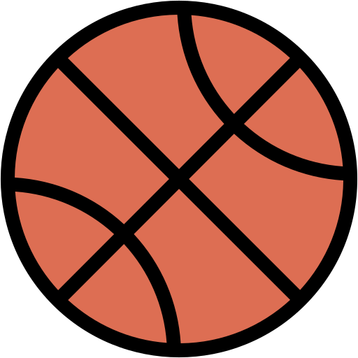 basketball Generic Outline Color Icône