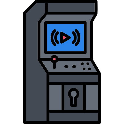 Arcade machine Generic Outline Color icon