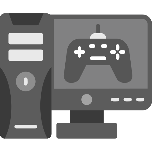 コンピュータゲーム Generic Grey icon