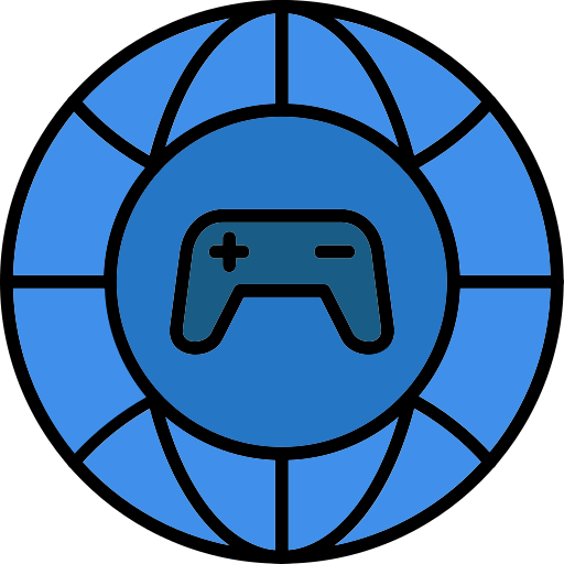 온라인 게임 Generic Outline Color icon