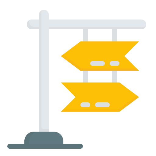Guidepost Generic Flat icon
