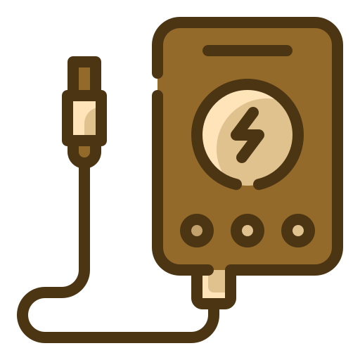 Power bank Generic Outline Color icon