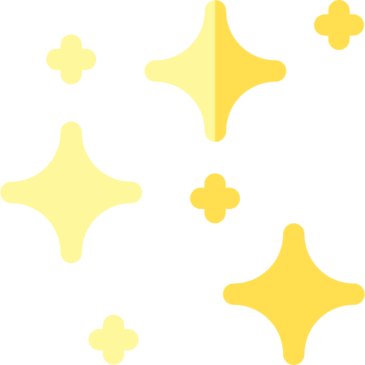 sterren Basic Rounded Flat icoon