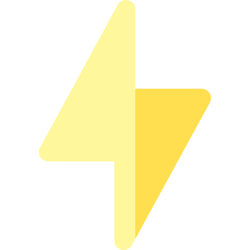trueno Basic Rounded Flat icono