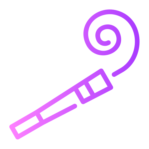 Party blower Generic Gradient icon