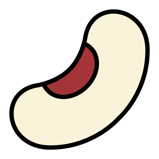 Alubias rojas Generic Outline Color icono