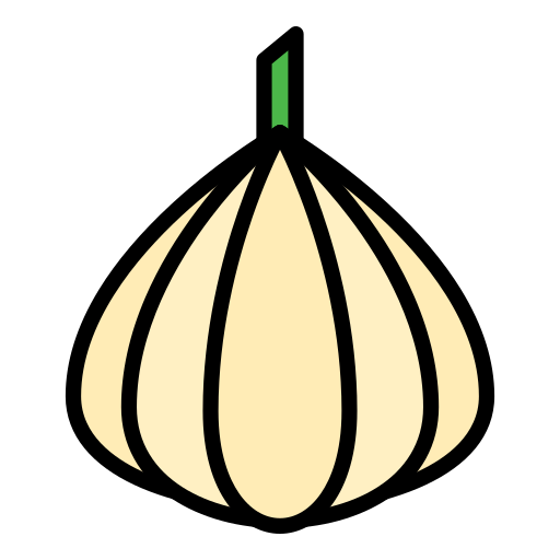 Garlic Generic Outline Color icon