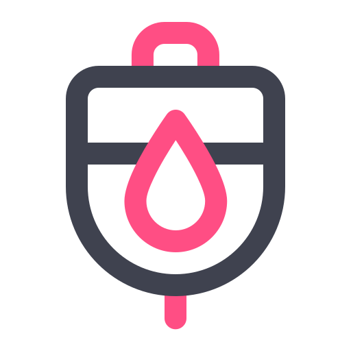 bolsa de sangre Generic Outline Color icono