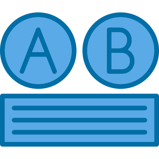 ab 테스트 Generic Blue icon