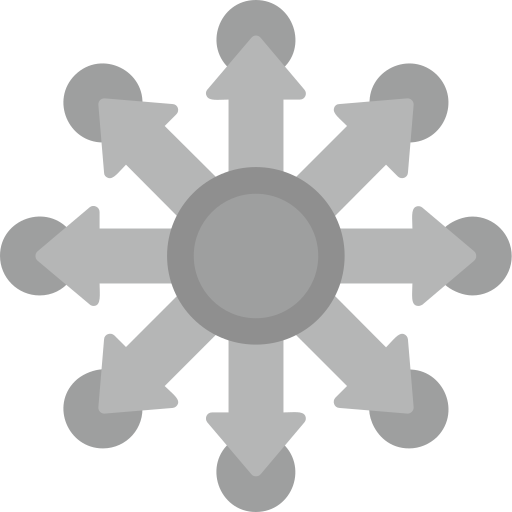 Diffusion Generic Grey icon