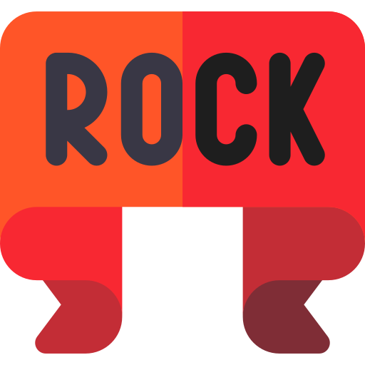 rock and rolla Basic Rounded Flat ikona