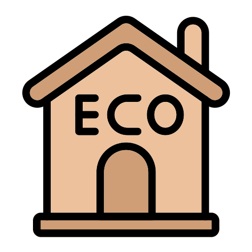eco-huis Generic Outline Color icoon