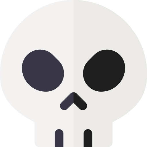 Skull Basic Rounded Flat icon