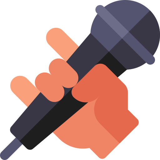 Microphone Basic Rounded Flat icon