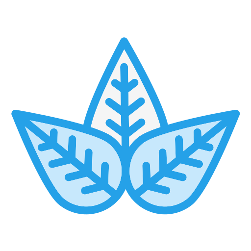 Leaf Generic Blue icon