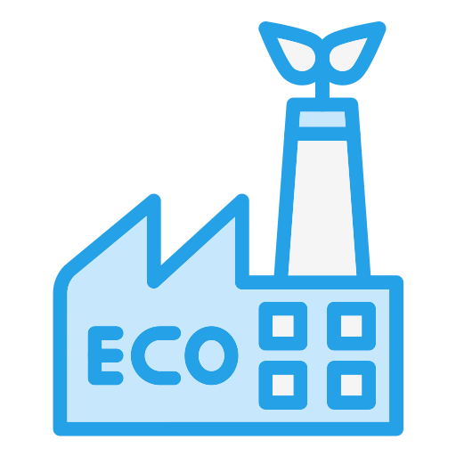 fabbrica ecologica Generic Blue icona