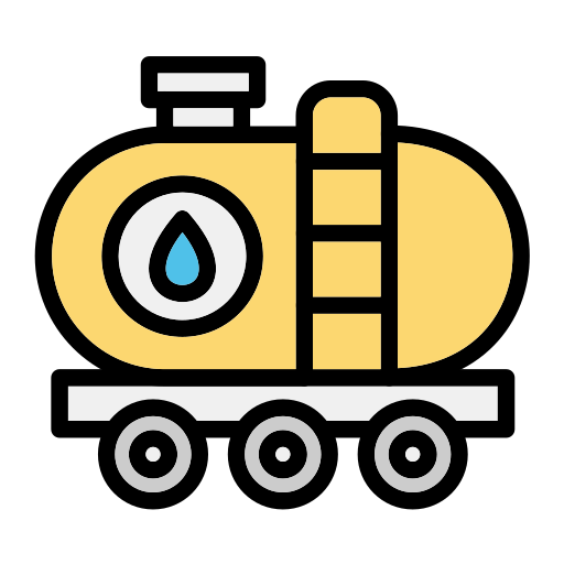 vagón cisterna Generic Outline Color icono