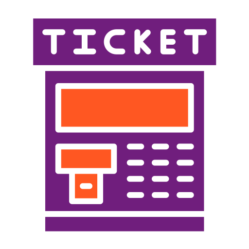 ticket automat Generic Flat icon