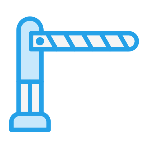 Barrier Generic Blue icon