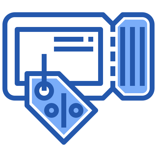 Coupon Generic Blue icon