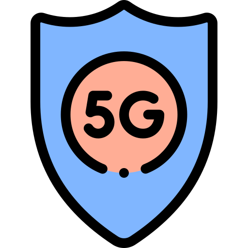 5g Detailed Rounded Lineal color Icône