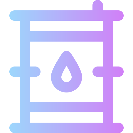 Нефтяная бочка Super Basic Rounded Gradient иконка