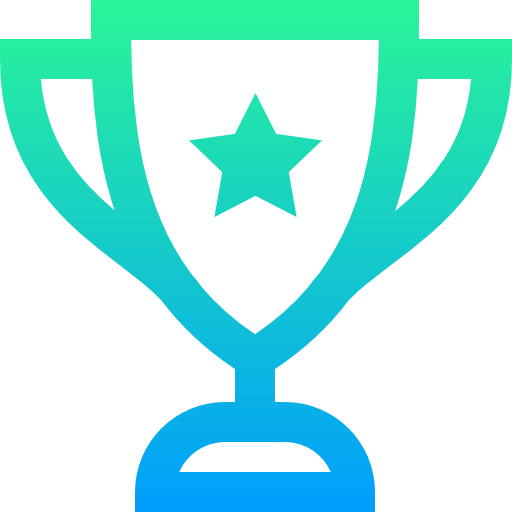 trofeo Super Basic Straight Gradient icono
