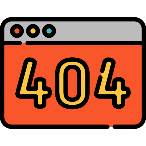 404 오류 Special Lineal color icon