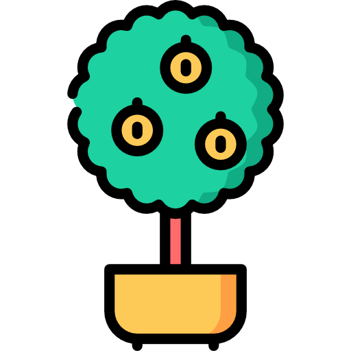 Money tree Special Lineal color icon