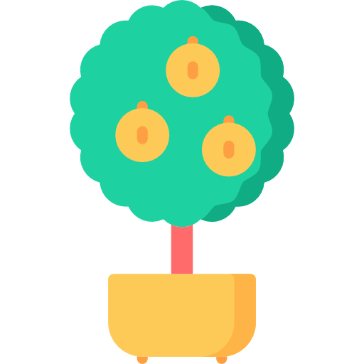 arbre d'argent Special Flat Icône