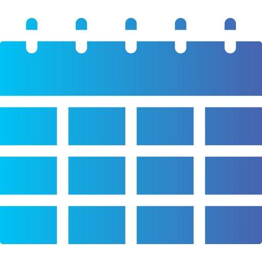 カレンダー Generic Flat Gradient icon