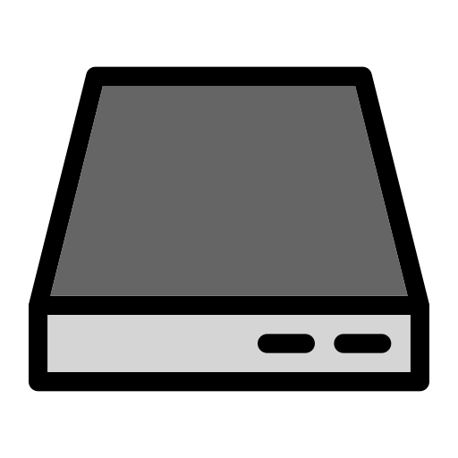 HDD Generic Outline Color icon