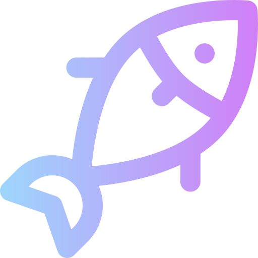 물고기 Super Basic Rounded Gradient icon