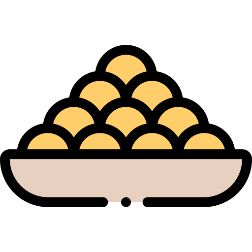 laddu Detailed Rounded Lineal color icon