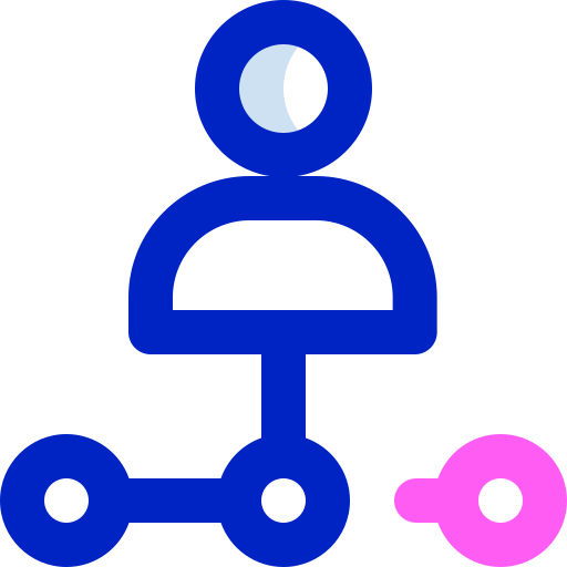 hierarchisch Super Basic Orbit Color icon