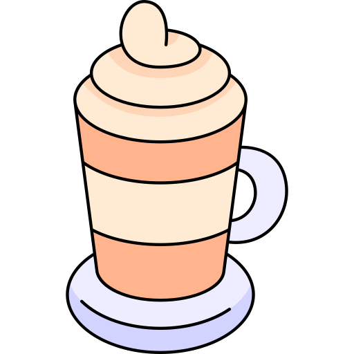 latte macchiato Generic Thin Outline Color icon
