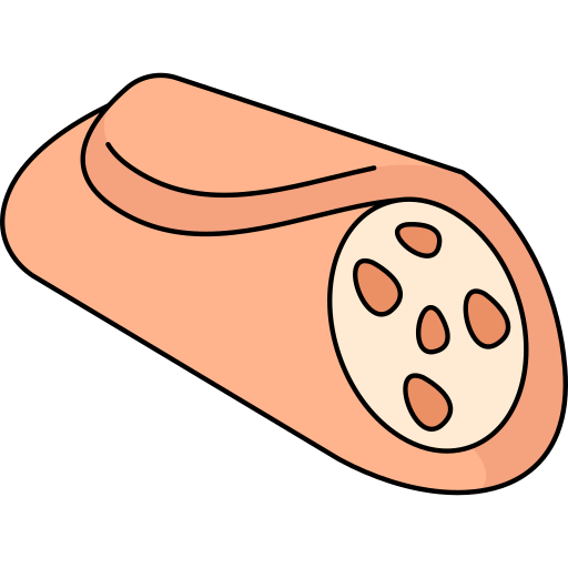 cannoli Generic Thin Outline Color icon